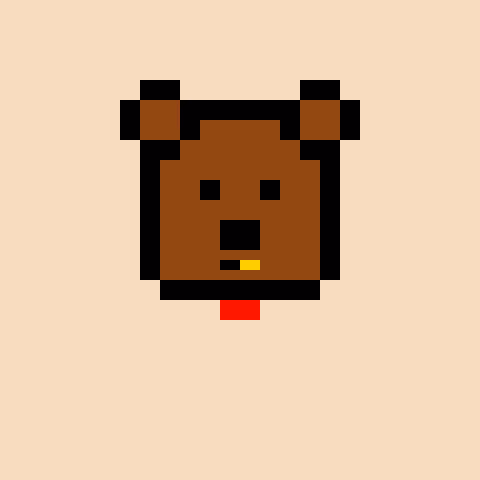 Pixel Bear #11267