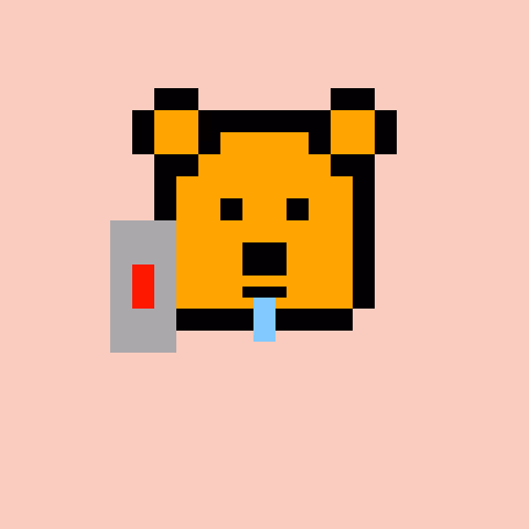 Pixel Bear #38420