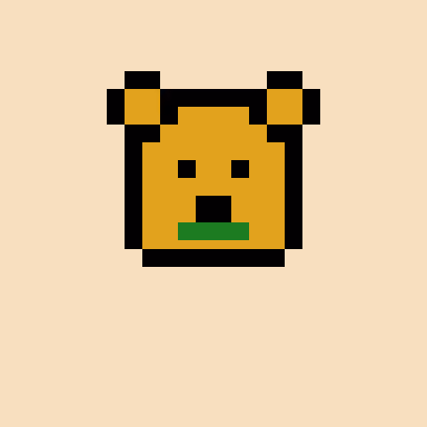 Pixel Bear #62212
