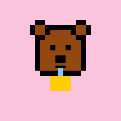 Pixel Bear #42235