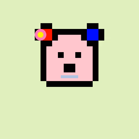 Pixel Bear #68328