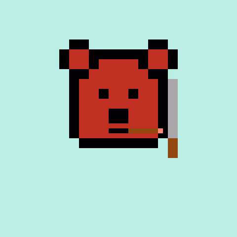 Pixel Bear #61032