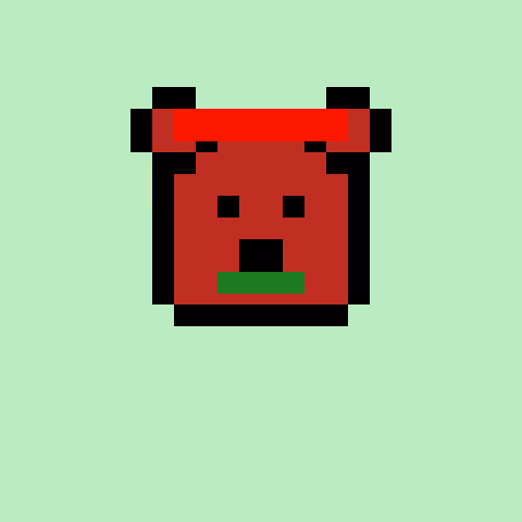 Pixel Bear #57171