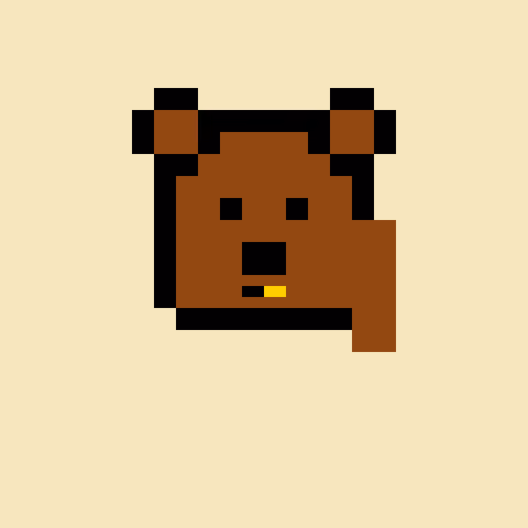 Pixel Bear #59823