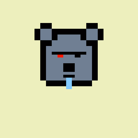 Pixel Bear #40670
