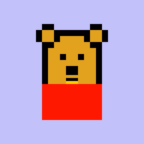Pixel Bear #56549