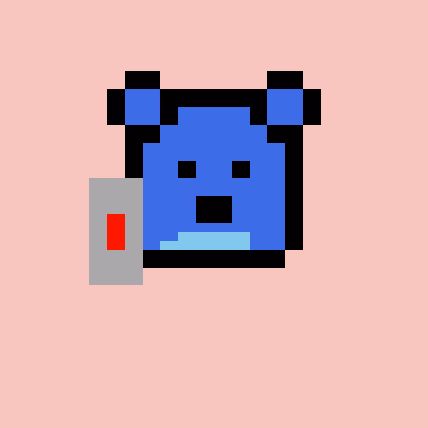 Pixel Bear #2496