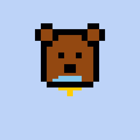 Pixel Bear #61710