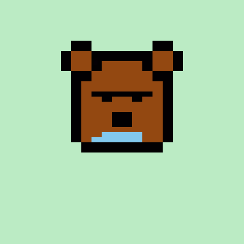 Pixel Bear #45692