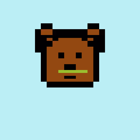 Pixel Bear #37051