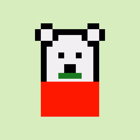 Pixel Bear #21522