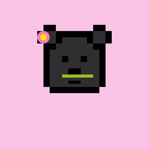 Pixel Bear #49011