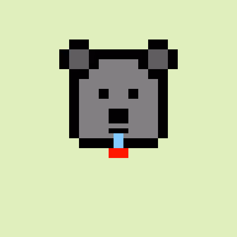 Pixel Bear #61258