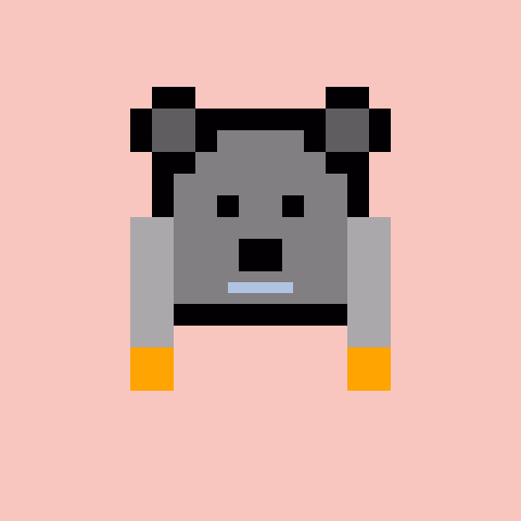 Pixel Bear #54382