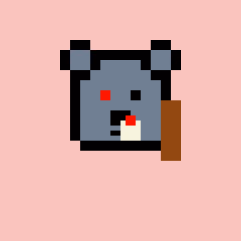 Pixel Bear #50279