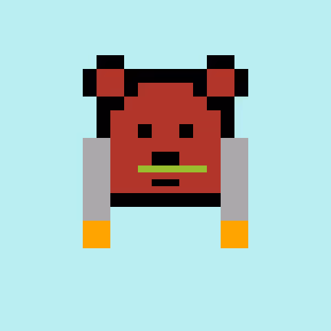 Pixel Bear #2643