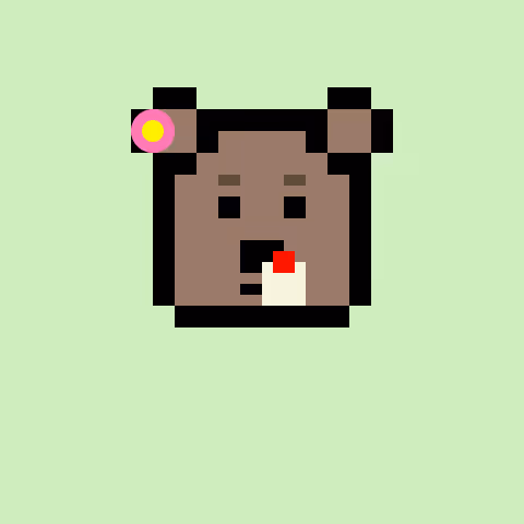 Pixel Bear #40377