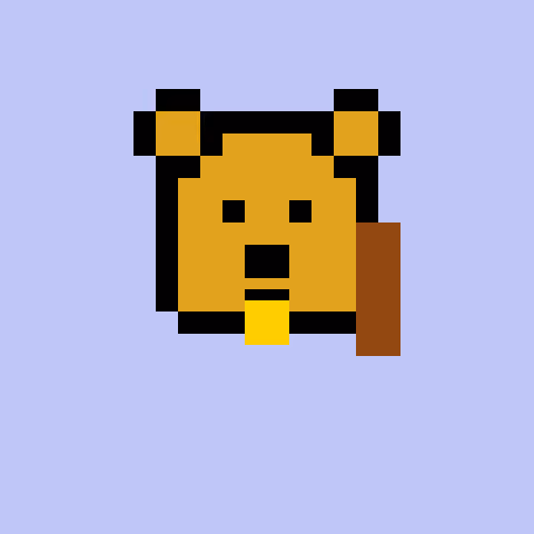 Pixel Bear #50319