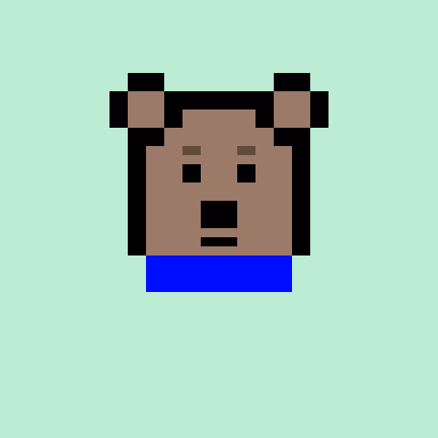 Pixel Bear #44234
