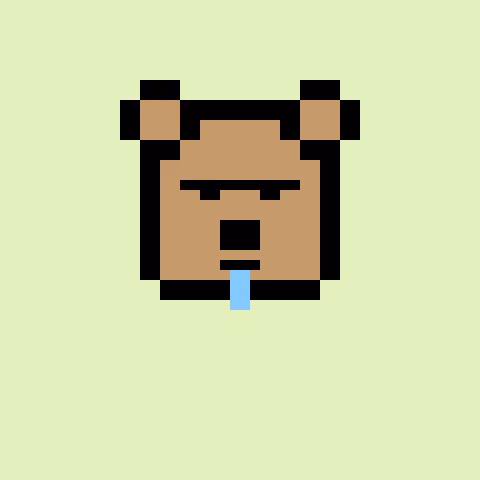 Pixel Bear #78671