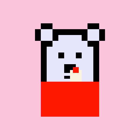Pixel Bear #80136