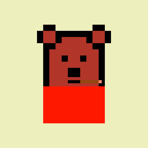 Pixel Bear #5501