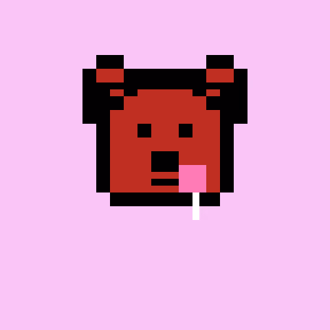 Pixel Bear #38198
