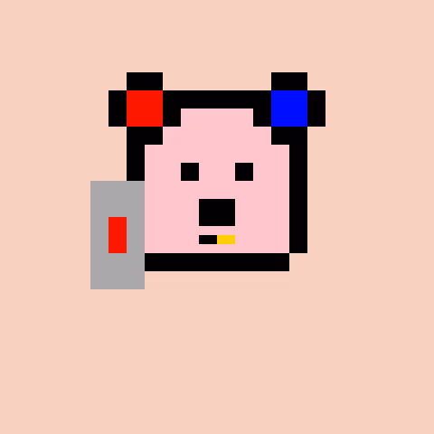 Pixel Bear #58094