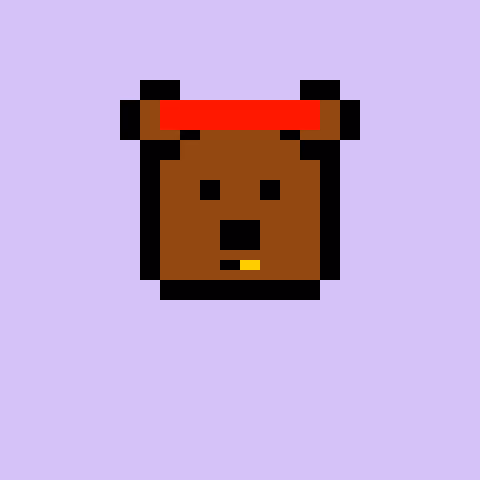 Pixel Bear #41654