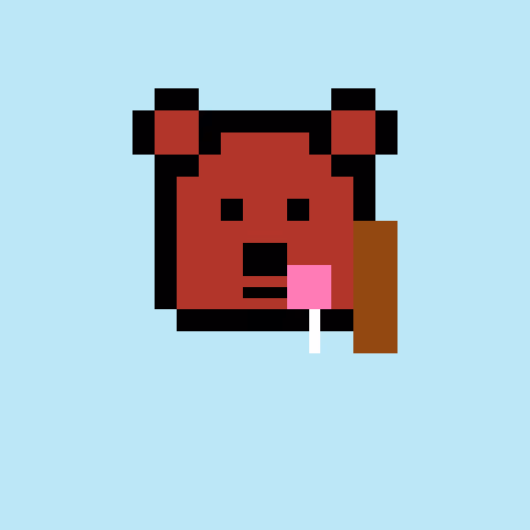 Pixel Bear #74704