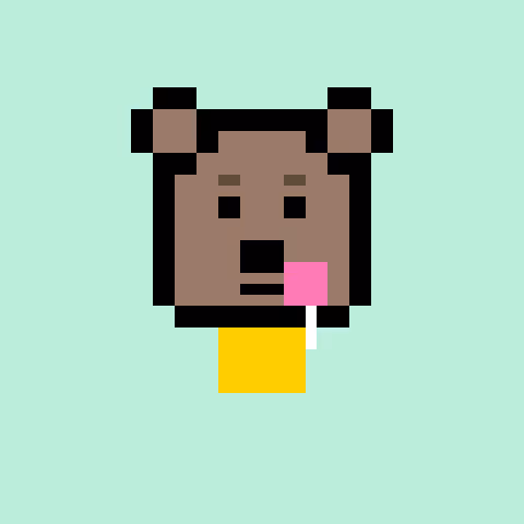 Pixel Bear #27222