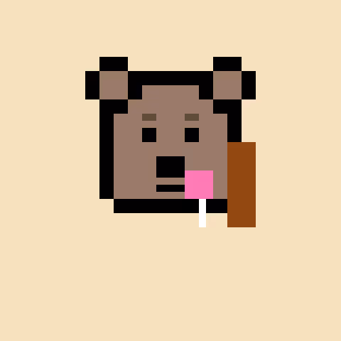 Pixel Bear #59583