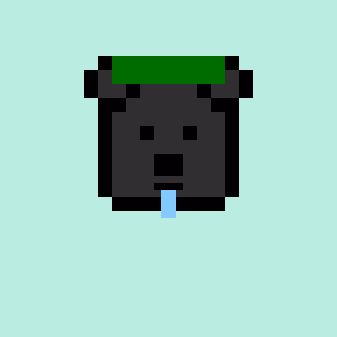 Pixel Bear #26422