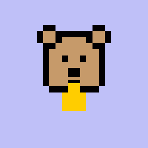 Pixel Bear #59243