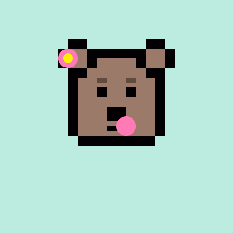 Pixel Bear #16022