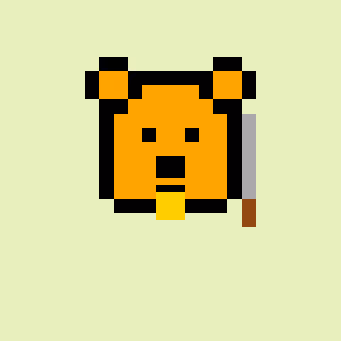 Pixel Bear #33656