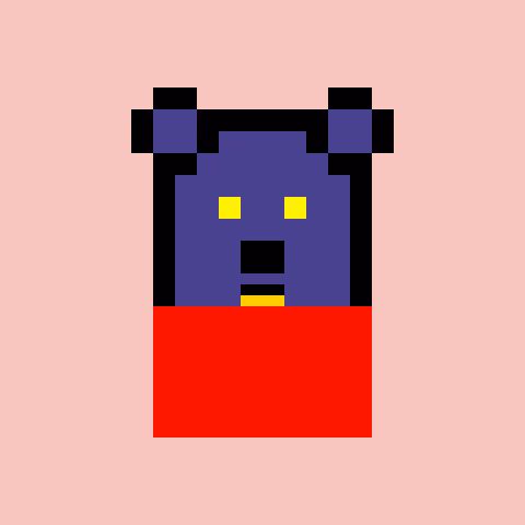 Pixel Bear #38929