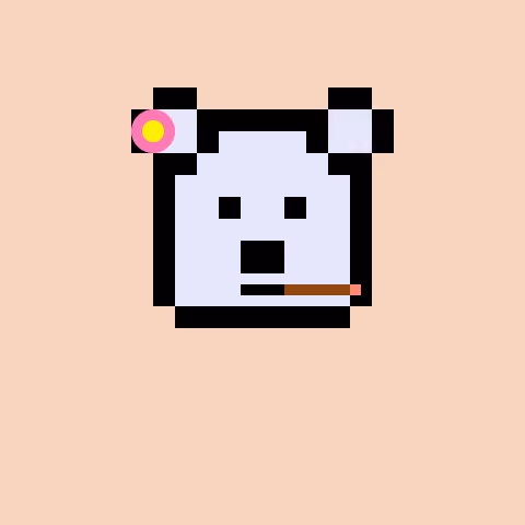 Pixel Bear #78288