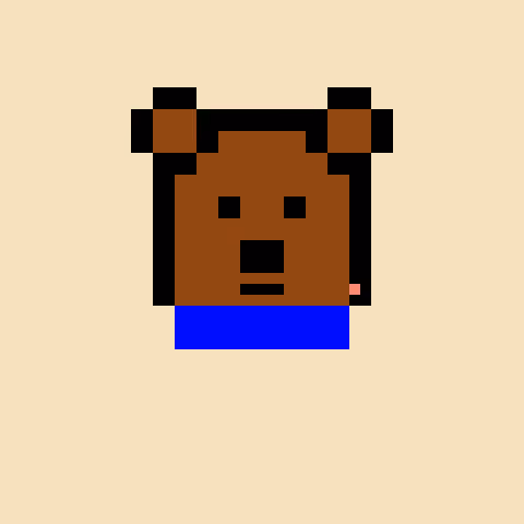 Pixel Bear #60817