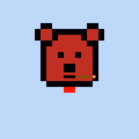 Pixel Bear #66064