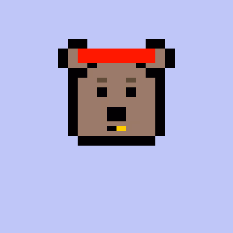 Pixel Bear #55093