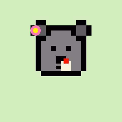 Pixel Bear #80579