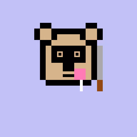 Pixel Bear #73235