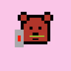 Pixel Bear #23614