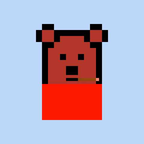 Pixel Bear #61157