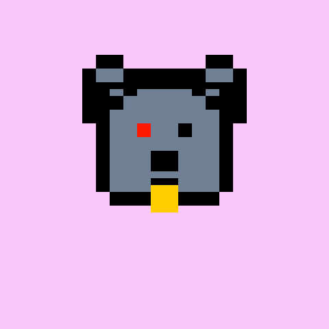 Pixel Bear #33740