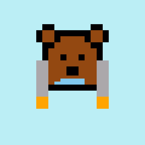 Pixel Bear #37566