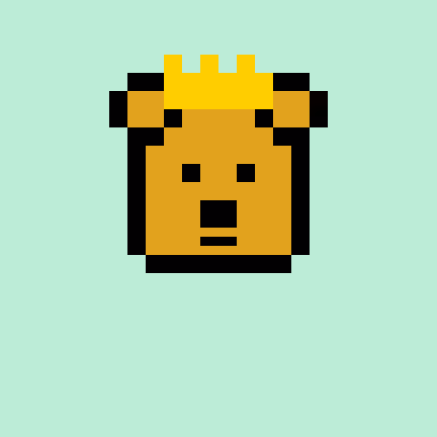 Pixel Bear #27527