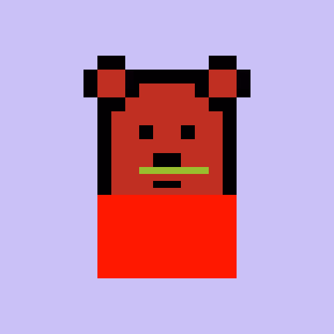 Pixel Bear #78849
