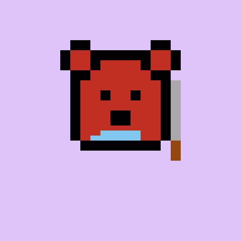 Pixel Bear #39172